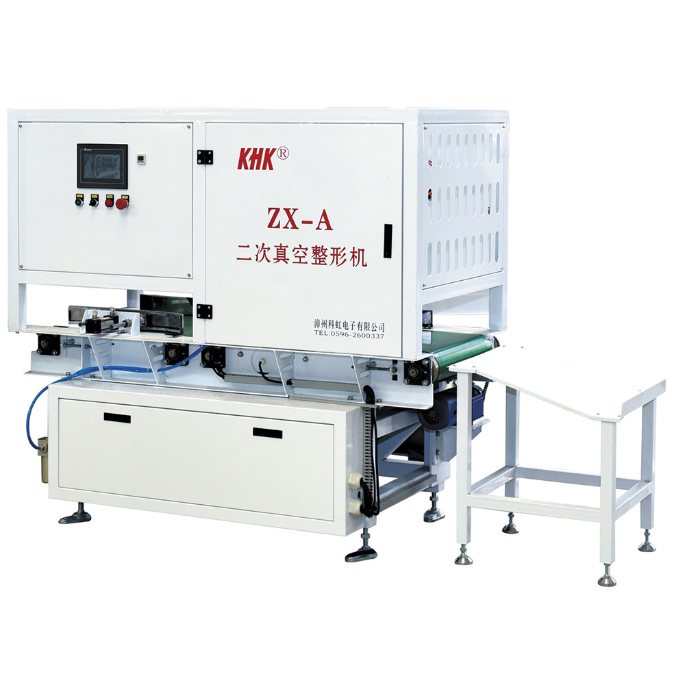 Fully automatic double station pillow type vacuum packing machine